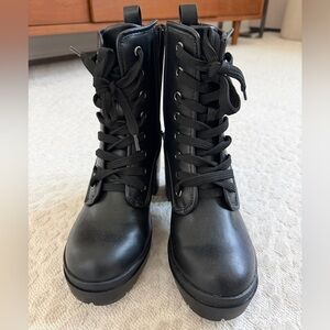 Black Lulus Combat Boots